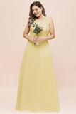 Plus Size Floral A-line Bridesmaid Dress Sleeveless Evening Maxi Dress for Girls Women-misshow.com