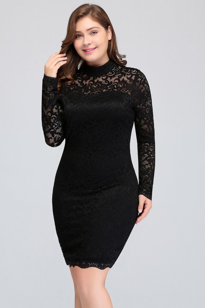 MISSHOW offers gorgeous Black High Neck party dresses with delicately handmade Lace in size 0-26W. Shop Mini prom dresses at affordable prices.