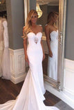 Pretty Sheath Sleeveless Long Beach with Lace Elegant Wedding Dresses