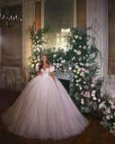 Princess Luxury Wedding Dresses Glitter with Lace-misshow.com