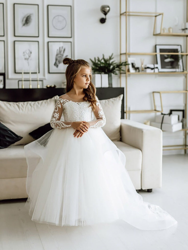 fitted lace wedding dress Tulle Midi Simple Wedding Dress Millie