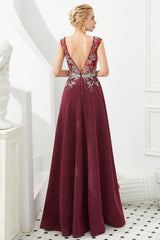 MISSHOW offers Sexy Deep V-Neck aline Evening Dress Sleeveless Crystals Floor Length Prom Dress quincenera Dress at a good price from Burgundy,Sequined to A-line Floor-length them. Stunning yet affordable Sleeveless Prom Dresses,Evening Dresses,Homecoming Dresses,Quinceanera dresses.