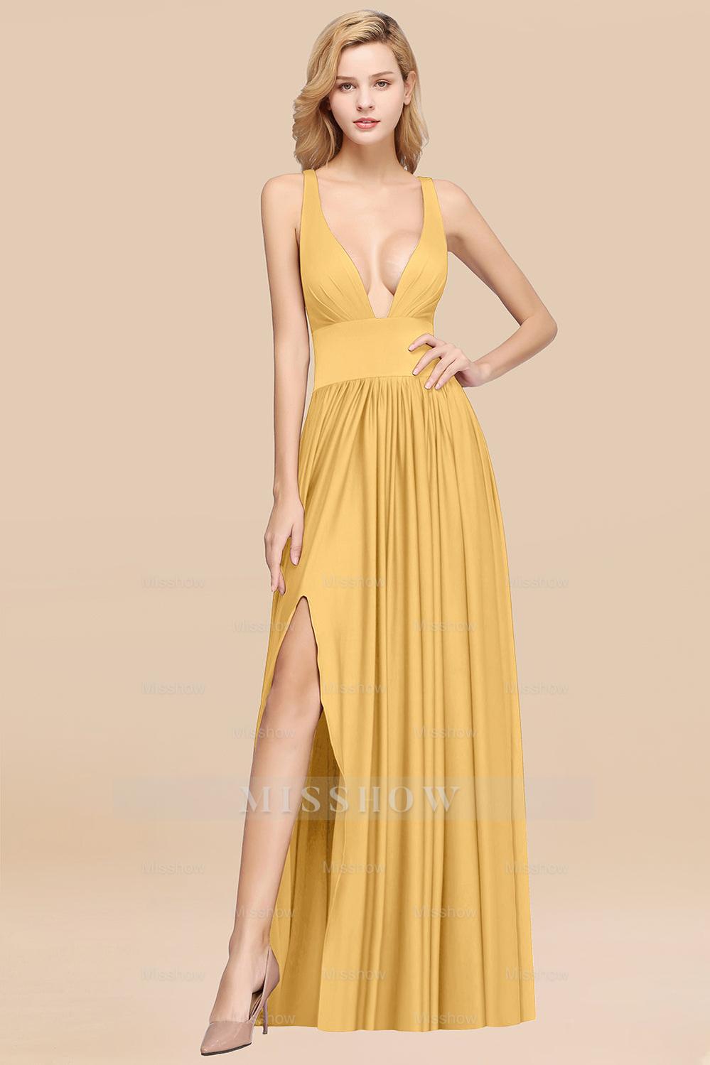 Sexy Deep V-Neck Sleeveless Bridesmaid Dresses Burgundy Chiffon Wedding Party Dress Sexy Deep V-Neck Sleeveless Bridesmaid Dresses Burgundy Chiffon Wedding Party Dress