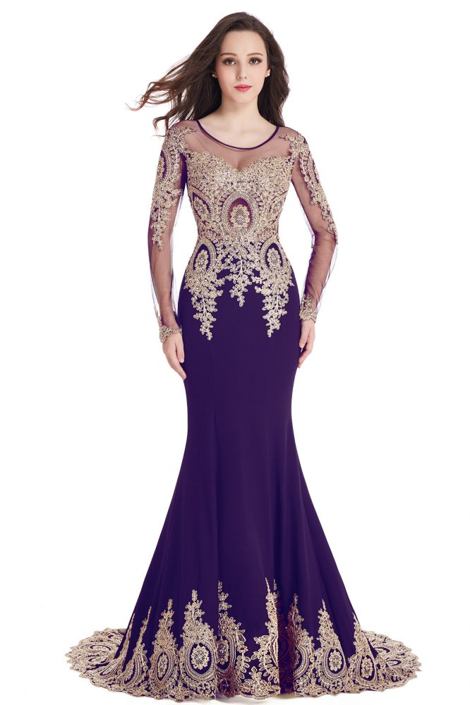 MISSHOW offers gorgeous Nude pink,Red,Burgundy,Champagne,Regency,Royal Blue,Dark Navy,Black,Dark Green,Jade Jewel party dresses with delicately handmade Lace,Appliques,Flower(s) in size 0-26W. Shop Floor-length prom dresses at affordable prices.