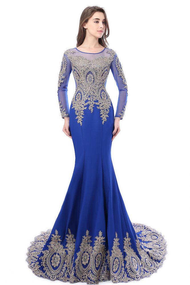 MISSHOW offers gorgeous Nude pink,Red,Burgundy,Champagne,Regency,Royal Blue,Dark Navy,Black,Dark Green,Jade Jewel party dresses with delicately handmade Lace,Appliques,Flower(s) in size 0-26W. Shop Floor-length prom dresses at affordable prices.