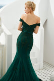 MISSHOW offers Sexy Off the Shoulder Mermaid Evening Party Gown Backless Tulle Prom Dress at a good price from Dark Green,Tulle,Lace to Mermaid Floor-length them. Stunning yet affordable Cap Sleeves Prom Dresses,Evening Dresses,Homecoming Dresses,Quinceanera dresses.