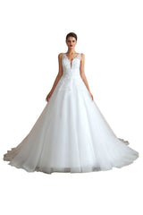 MISSHOW offers Sexy Pluging V-Neck Wedding Dress Sheer Lace Aline Bridal Gown at a good price from White,Ivory,Tulle to A-line,Ball Gown,Princess Floor-length them. Stunning yet affordable Sleeveless .