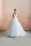 MISSHOW offers Sexy Pluging V-Neck Wedding Dress Sheer Lace Aline Bridal Gown at a good price from White,Ivory,Tulle to A-line,Ball Gown,Princess Floor-length them. Stunning yet affordable Sleeveless .