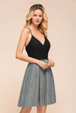 MISSHOW offers Sexy Sleeveless Short Homecoming Dress Bright V-Neck Party Dress with Pocket at a good price from Black,Silver,Bright silk to A-line Mini them. Stunning yet affordable Sleeveless Prom Dresses,Evening Dresses.