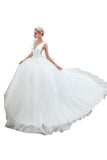 MISSHOW offers Sexy V-Neck Sleeveless Princess Spring Wedding Dress, White Low Back Bridal Gowns with Belt at a good price from White,Ivory,Satin,Tulle to A-line,Ball Gown,Princess Floor-length them. Stunning yet affordable Sleeveless .