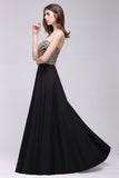 MISSHOW offers gorgeous Black Jewel party dresses with delicately handmade Appliques in size 0-26W. Shop Floor-length prom dresses at affordable prices.