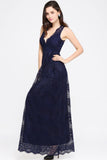 MISSHOW offers Sheath V-neck Floor-length Lace Navy Blue Prom Dress at a cheap price from Red,Burgundy,Grape,Lavender,Sky Blue,Black,Silver,Mint Green, Lace to Column Floor-length hem. Stunning yet affordable Sleeveless Prom Dresses,Bridesmaid Dresses.