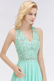 MISSHOW offers Short Lace A-Line V-Neck Sleeveless Birdesmaid Dress at a good price from Misshow