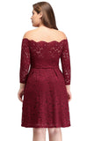 MISSHOW offers gorgeous Burgundy Jewel party dresses with delicately handmade Lace in size 0-26W. Shop Mini prom dresses at affordable prices.