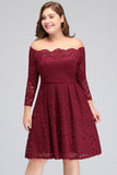 MISSHOW offers gorgeous Burgundy Jewel party dresses with delicately handmade Lace in size 0-26W. Shop Mini prom dresses at affordable prices.