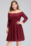 MISSHOW offers gorgeous Burgundy Jewel party dresses with delicately handmade Lace in size 0-26W. Shop Mini prom dresses at affordable prices.