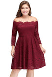 MISSHOW offers gorgeous Burgundy Jewel party dresses with delicately handmade Lace in size 0-26W. Shop Mini prom dresses at affordable prices.