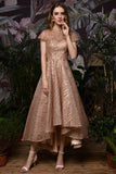 MISSHOW offers Short Sleeves Sequins Beading Hi-Lo Cocktail Dress at a good price from Rose Gold,Hard Net,Bronzing to A-line,Princess Hi-Lo them. Stunning yet affordable Short Sleeves Prom Dresses,Evening Dresses,Homecoming Dresses,Quinceanera dresses.