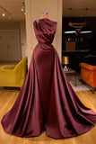 Simple High Neck Sleeveless Long Fashion Prom Dresses-misshow.com