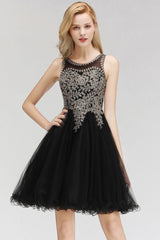 MISSHOW offers Sleeveless Aline Cocktail Party Dress Sparkly Beads Homecoming Dress at a good price from Burgundy,Dark Navy,Black,Tulle to A-line Mini,Knee-length them. Stunning yet affordable Sleeveless Prom Dresses,Evening Dresses,Homecoming Dresses,Bridesmaid Dresses,Quinceanera dresses.