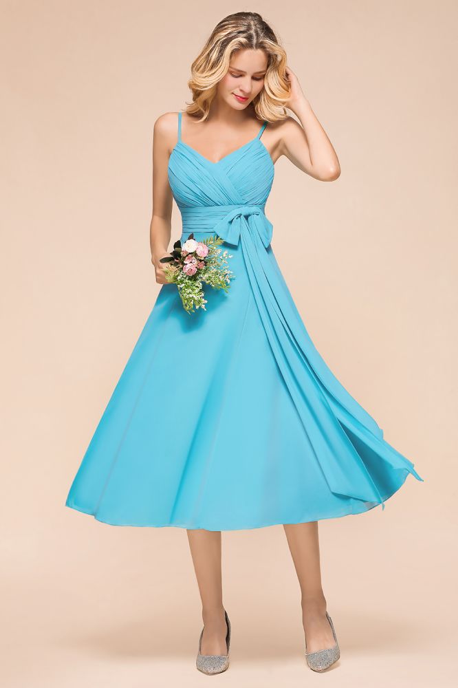 Sleeveless Chiffon Ankle Length Bridesmaid Dress Mini Beach Wedding Guest Dress Sleeveless Chiffon Ankle Length Bridesmaid Dress Mini Beach Wedding Guest Dress