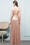 MISSHOW offers Sleeveless Floor Length A-line Scoop Sequined Prom Dresses at a cheap price from Rose Gold, Sequined to A-line Floor-length hem. Stunning yet affordable Sleeveless Prom Dresses,Evening Dresses.