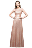 MISSHOW offers Sleeveless Floor Length A-line Scoop Sequined Prom Dresses at a cheap price from Rose Gold, Sequined to A-line Floor-length hem. Stunning yet affordable Sleeveless Prom Dresses,Evening Dresses.