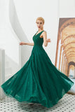 MISSHOW offers Sleeveless V-Neck aline Evening Swing Dress Backless Party Dress at a good price from Burgundy,Regency,Dark Green,Tulle,Lace to A-line,Princess Floor-length them. Stunning yet affordable Sleeveless Prom Dresses,Evening Dresses,Homecoming Dresses,Quinceanera dresses.