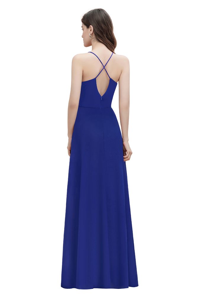 MISSHOW offers Spaghetti Bateau Aline Evening Maxi Dress Sequins Chiffon Bridesmaid Dress at a good price from Burgundy,Royal Blue,Dark Navy,100D Chiffon,Sequined,Lace to A-line Floor-length them. Stunning yet affordable Sleeveless Prom Dresses,Evening Dresses,Bridesmaid Dresses,Quinceanera dresses.