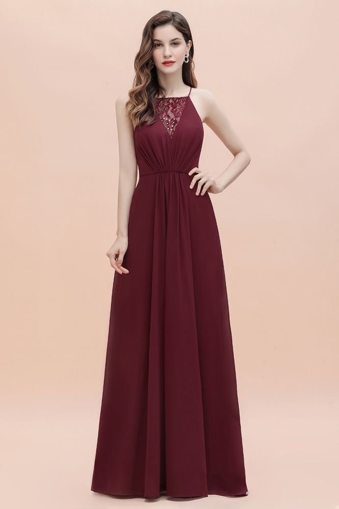 MISSHOW offers Spaghetti Bateau Aline Evening Maxi Dress Sequins Chiffon Bridesmaid Dress at a good price from Burgundy,Royal Blue,Dark Navy,100D Chiffon,Sequined,Lace to A-line Floor-length them. Stunning yet affordable Sleeveless Prom Dresses,Evening Dresses,Bridesmaid Dresses,Quinceanera dresses.