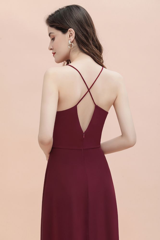 MISSHOW offers Spaghetti Bateau Aline Evening Maxi Dress Sequins Chiffon Bridesmaid Dress at a good price from Burgundy,Royal Blue,Dark Navy,100D Chiffon,Sequined,Lace to A-line Floor-length them. Stunning yet affordable Sleeveless Prom Dresses,Evening Dresses,Bridesmaid Dresses,Quinceanera dresses.