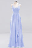 MISSHOW offers Spaghetti Sleeveless Ruffles A-line Chiffon Bridesmaid Dresses Straps Evening Maxi Dress at a good price from 100D Chiffon to A-line Floor-length them. Lightweight yet affordable home,beach,swimming useBridesmaid Dresses.