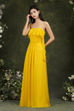 Spaghetti Strapes Split Front Aline Tulle Long Prom dress-misshow.com