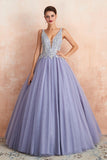 MISSHOW offers Sparkly Double V-Neck Aline Ball Gown Crystals Tulle Floor Length Party Dress at a good price from Lavender,Tulle to A-line,Ball Gown,Princess Floor-length them. Stunning yet affordable Sleeveless Prom Dresses,Evening Dresses,Homecoming Dresses,Quinceanera dresses.