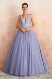 MISSHOW offers Sparkly Double V-Neck Aline Ball Gown Crystals Tulle Floor Length Party Dress at a good price from Lavender,Tulle to A-line,Ball Gown,Princess Floor-length them. Stunning yet affordable Sleeveless Prom Dresses,Evening Dresses,Homecoming Dresses,Quinceanera dresses.