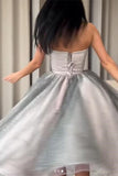 Sparkly Sleeveless A-line Sequined Prom Dress-misshow.com