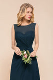 Stunning Crew neck Mother of the Bride Dress Outfits Chiffon Dress A-line-misshow.com