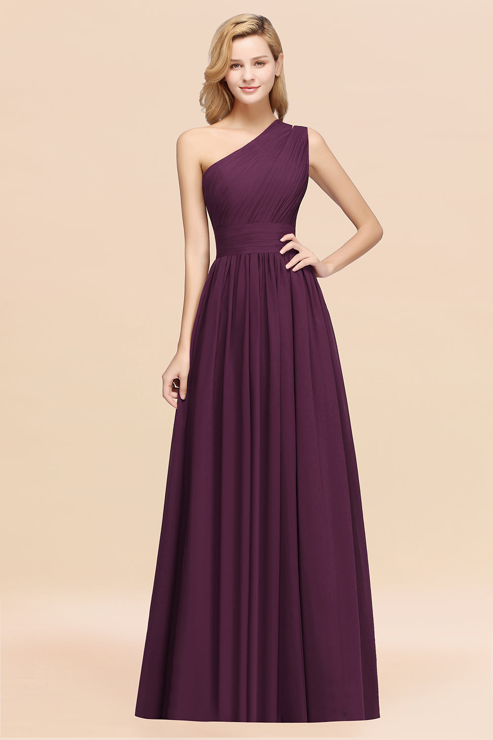 Stylish One-shoulder Sleeveless Long Junior Bridesmaid dresses Affordable Stylish One-shoulder Sleeveless Long Junior Bridesmaid dresses Affordable