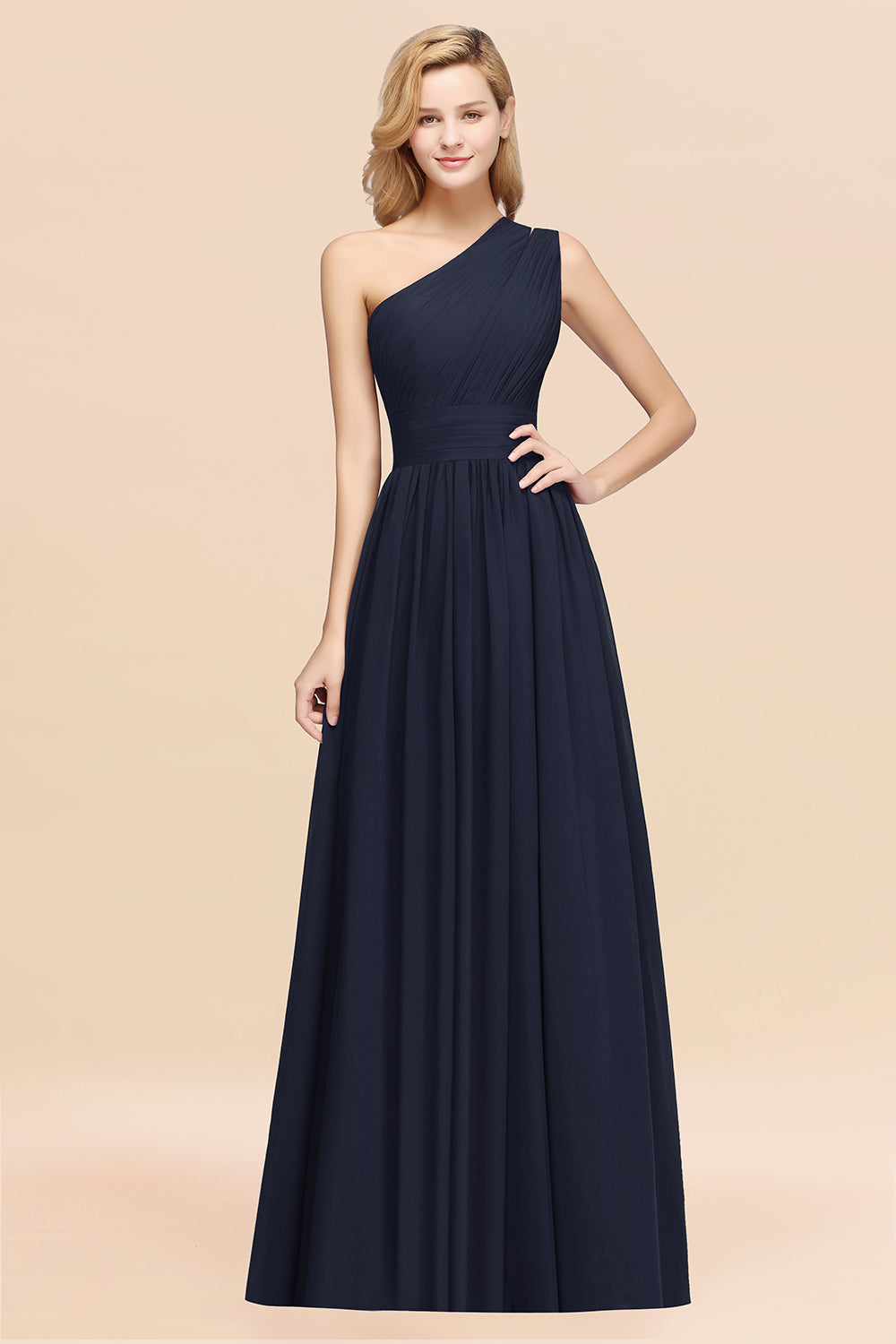 Stylish One-shoulder Sleeveless Long Junior Bridesmaid dresses Affordable Stylish One-shoulder Sleeveless Long Junior Bridesmaid dresses Affordable