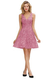 MISSHOW offers Stylish V-Neck Floral Appliques Homecoming Dress Knee-Length Sleeveless Party Dress at a good price from Pearl Pink,Dusty Rose,Burgundy,Dark Navy,Tulle to A-line Mini,Knee-length them. Stunning yet affordable  Prom Dresses,Evening Dresses,Homecoming Dresses,Bridesmaid Dresses,Quinceanera dresses.