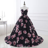 MISSHOW offers gorgeous Same as Picture,Black Sweetheart party dresses with delicately handmade Print in size 0-26W. Shop  prom dresses at affordable prices.