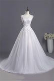 sweetheart beading appliques Wedding Dress New Arrival tulle pleated Bridal Wears-misshow.com