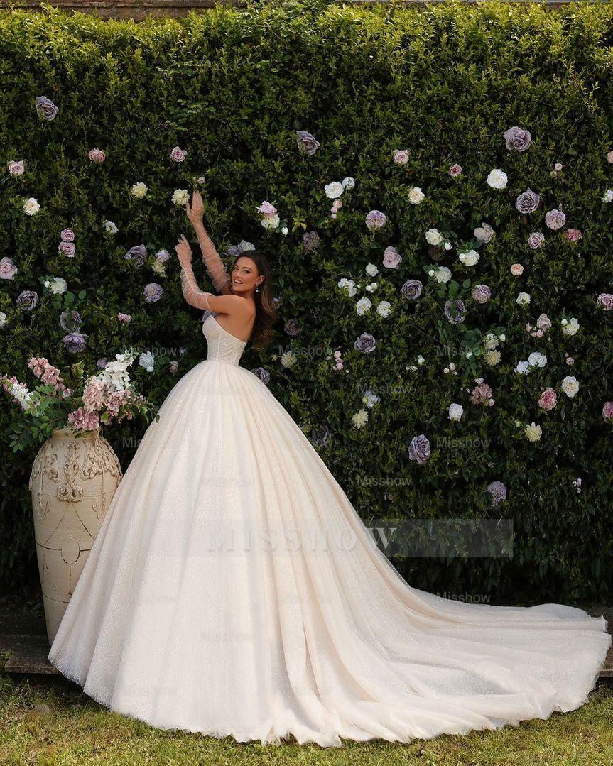 Wedding Dress Vestidos De Boda Con Brillos Vestidos De Novia De