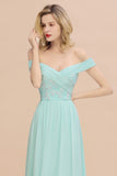 MISSHOW offers Sweetheart Ruffles Simple Prom Dresses Off the Shoulder aline Bridesmaid Dress at a good price from Misshow