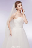 MISSHOW offers Sweetheart Strapless A-line Feathers Tulle Wedding Dresses at a cheap price from White,Ivory, Tulle to A-line Floor-length hem. Stunning yet affordable Sleeveless .