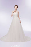 MISSHOW offers Sweetheart Strapless A-line Feathers Tulle Wedding Dresses at a cheap price from White,Ivory, Tulle to A-line Floor-length hem. Stunning yet affordable Sleeveless .