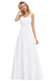 Looking for Prom Dresses,Evening Dresses,Homecoming Dresses,Bridesmaid Dresses,Mother Daughter Dresses,Realdressphotos,Quinceanera dresses in Lace, A-line style, and Gorgeous Lace,Ruffles work  MISSHOW has all covered on this elegant V-Neck Aline Ruffle Chiffon Bridesmaid Dress Sleeveless Floral Evening Swing Dress.