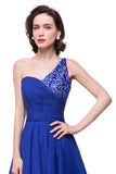 MISSHOW offers gorgeous Pool One Shoulder party dresses with delicately handmade Crystal,Ruffles in size 0-26W. Shop Hi-Lo prom dresses at affordable prices.