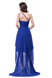 MISSHOW offers gorgeous Pool One Shoulder party dresses with delicately handmade Crystal,Ruffles in size 0-26W. Shop Hi-Lo prom dresses at affordable prices.