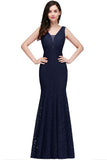 MISSHOW offers gorgeous Burgundy,Royal Blue,Dark Navy,Black V-neck party dresses with delicately handmade Ruched in size 0-26W. Shop Floor-length prom dresses at affordable prices.